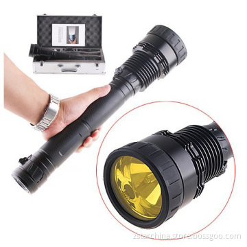2000 Lumens 1km Distance LED Flashlight with 6000k Color Temperature